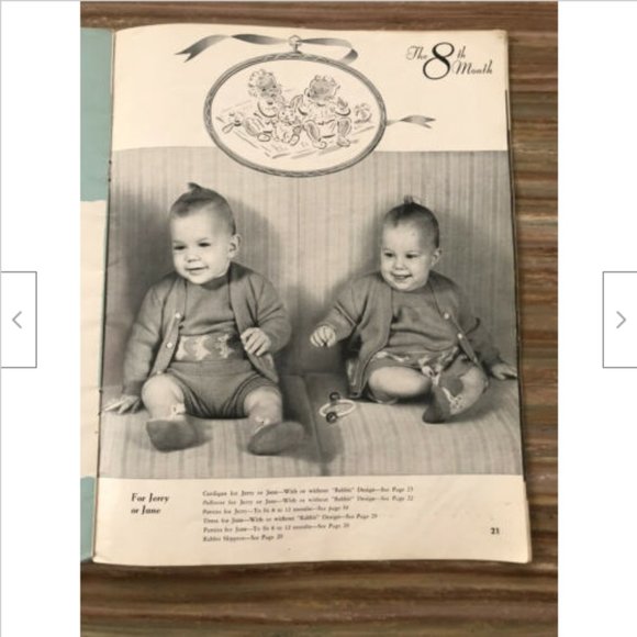 1940s Baby Styles by Beehive #41 Knitting Pattern Book Infant Layette Clothing - Picture 3 of 6